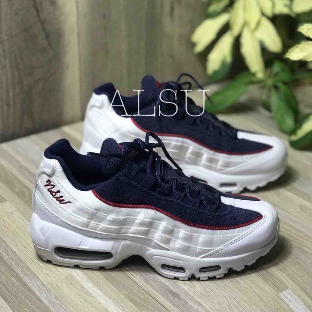 Sold out Nike Air Max 95 LX White Blue W - Picture 1 of 7